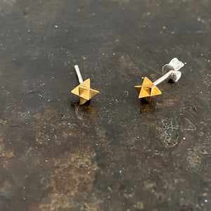 Merkaba stud earrings