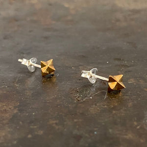 Merkaba stud earrings