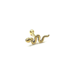 Snake cartilage barbell