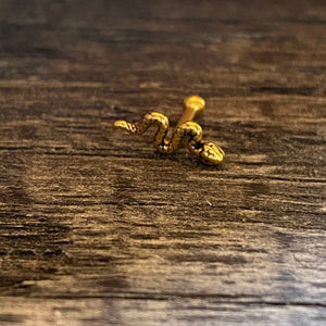 Snake cartilage barbell