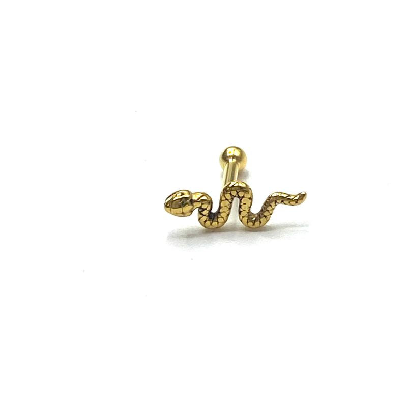 Snake cartilage barbell