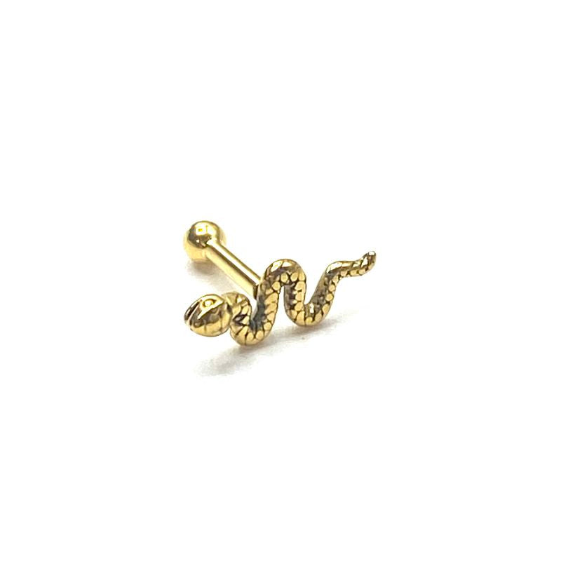 Snake cartilage barbell