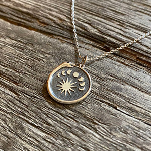 Snake silver unisex necklace