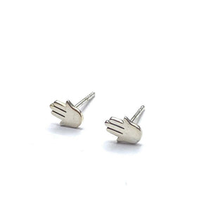 Fatima hand stud earrings