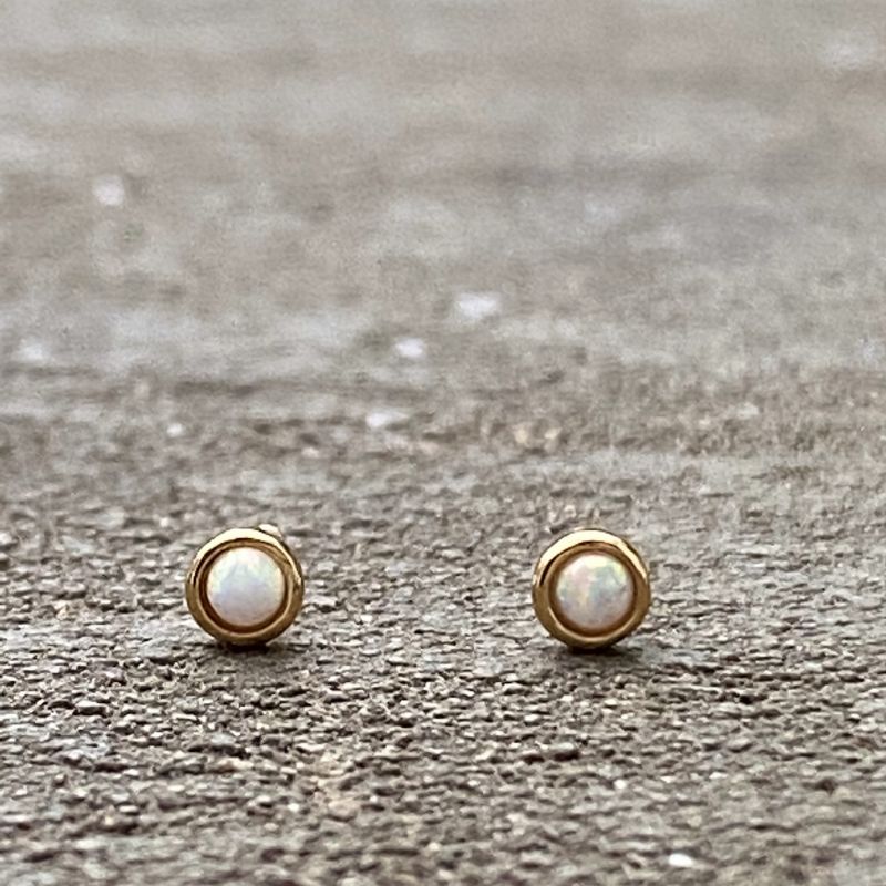 Opal earrings