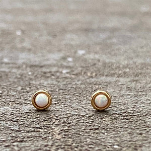 Opal earrings