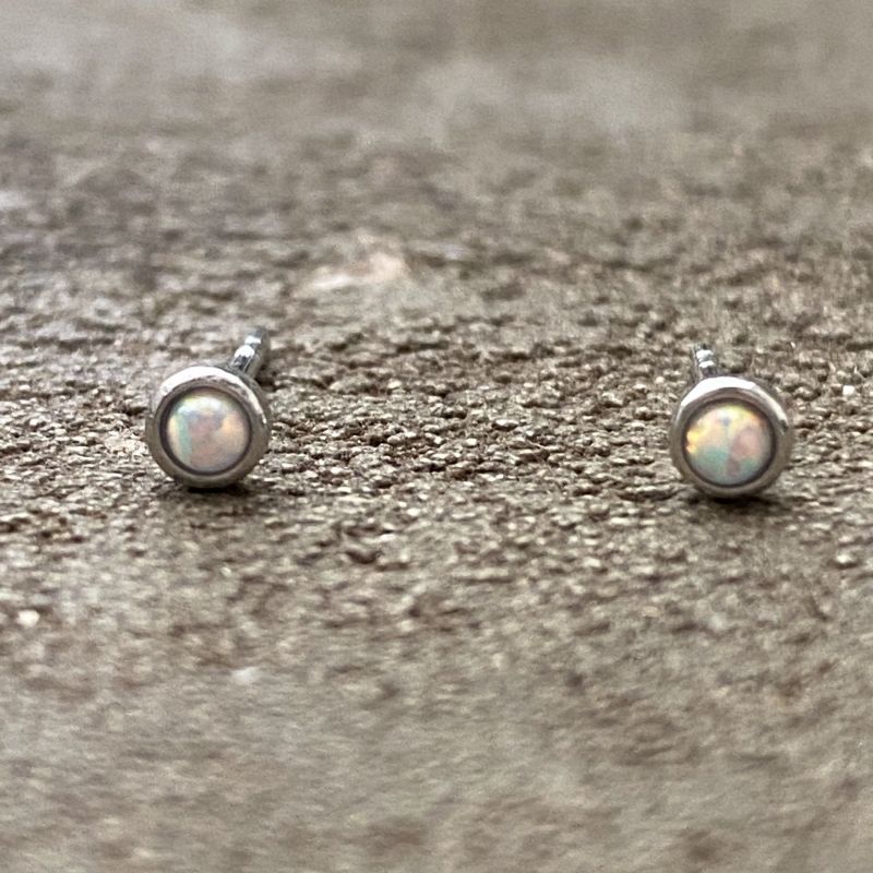 Opal earrings