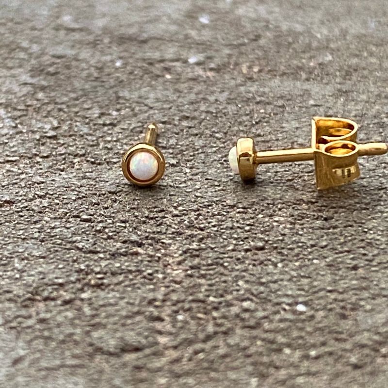 Opal earrings