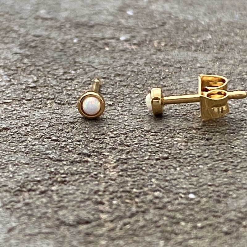 Opal earrings