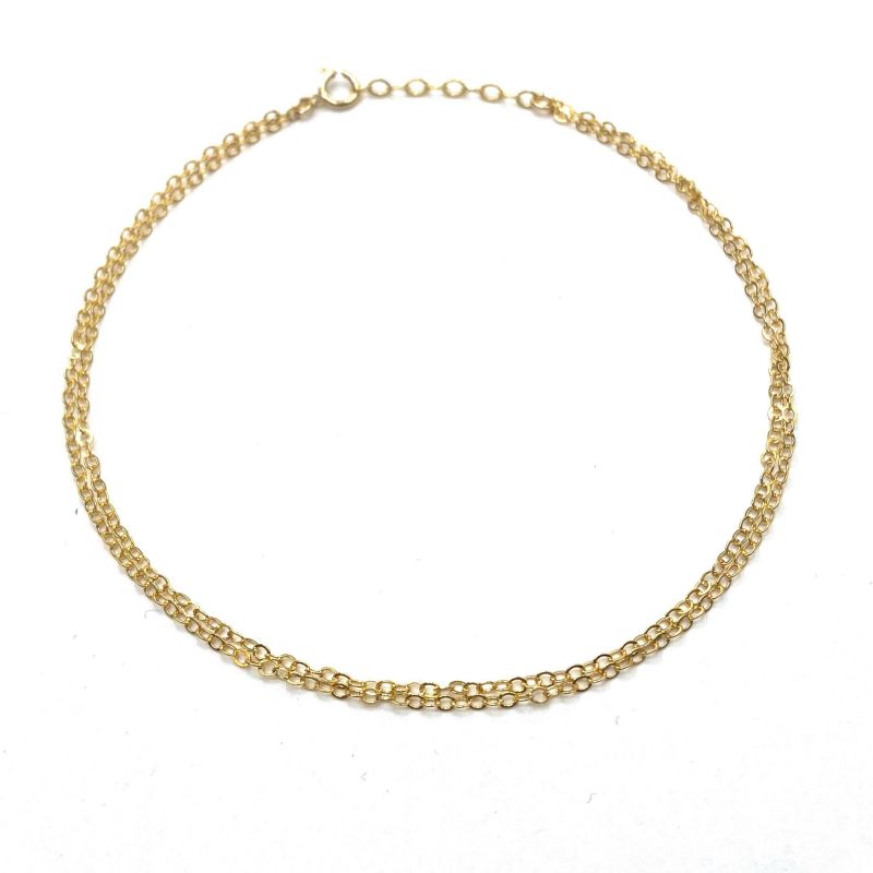 Double Chain anklet