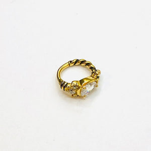 Chain CZ helix/rook/Daith ring