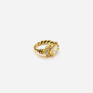 Chain CZ helix/rook/Daith ring