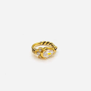 Chain CZ helix/rook/Daith ring