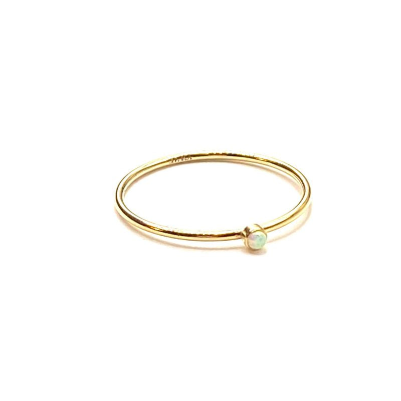 Opal goldfilled ring
