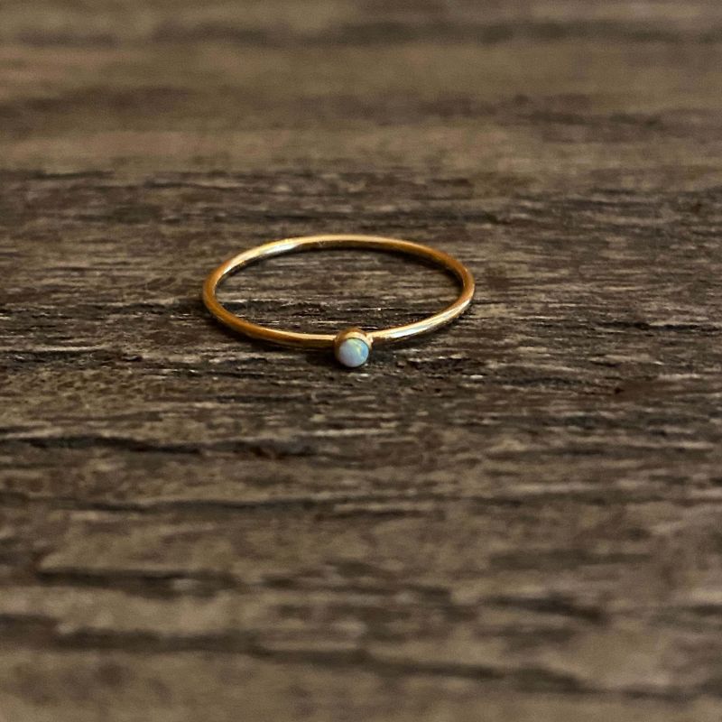 Opal goldfilled ring