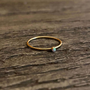 Opal goldfilled ring