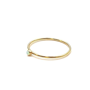 Opal goldfilled ring