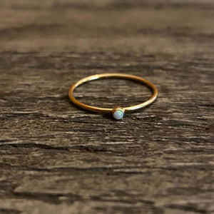 Opal goldfilled ring