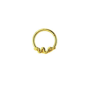 Snake hinged segment ring