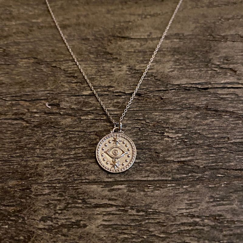 Protective coin necklace
