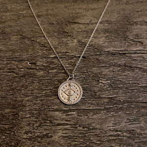 Protective coin necklace