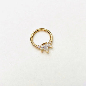 14K solid gold hinge clicker