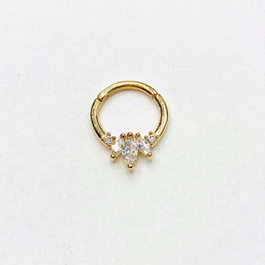 14K solid gold hinge clicker