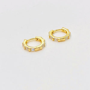 Dainty CZ hoops