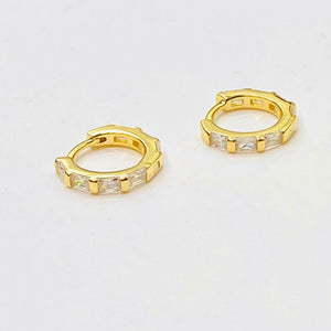 Dainty CZ hoops