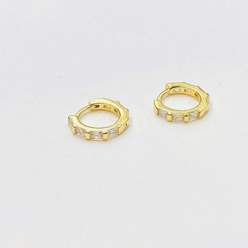 Dainty CZ hoops