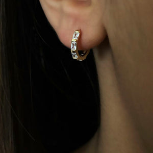 Dainty CZ hoops