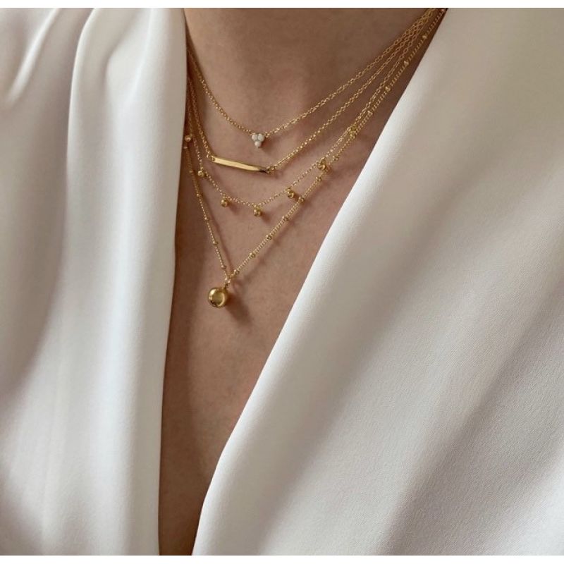 Opal Triology  Necklace
