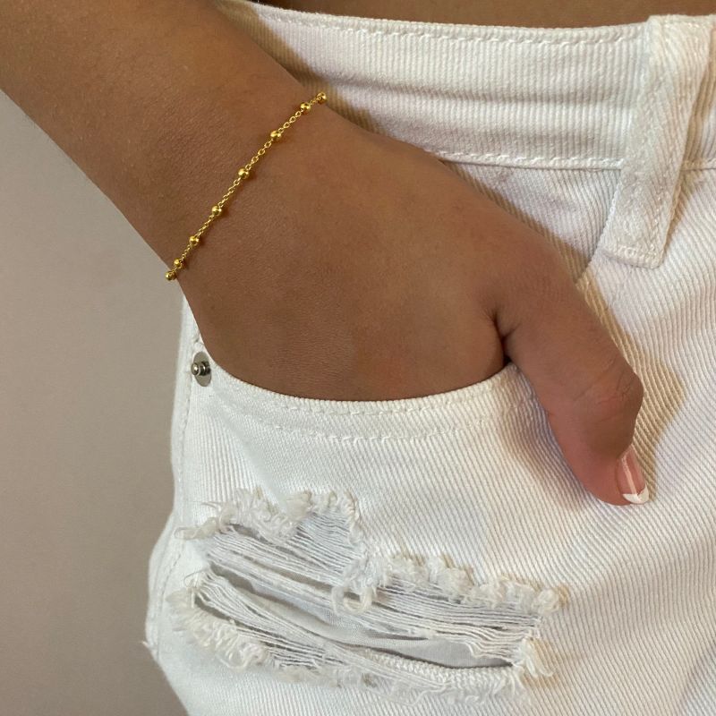 Satellite ball bracelet