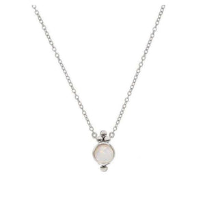 Opal trilogy necklace
