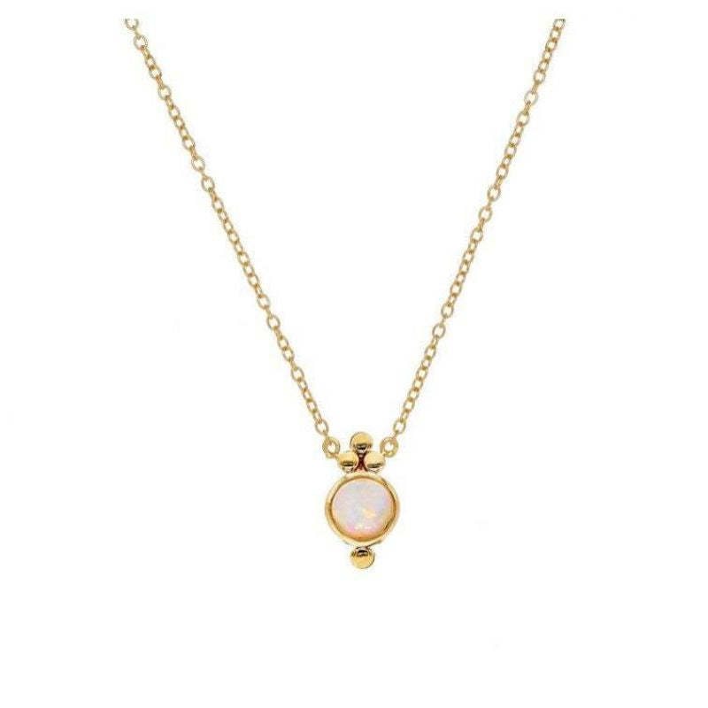 Opal trilogy necklace