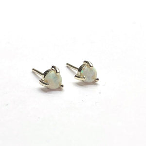 Opal ear studs