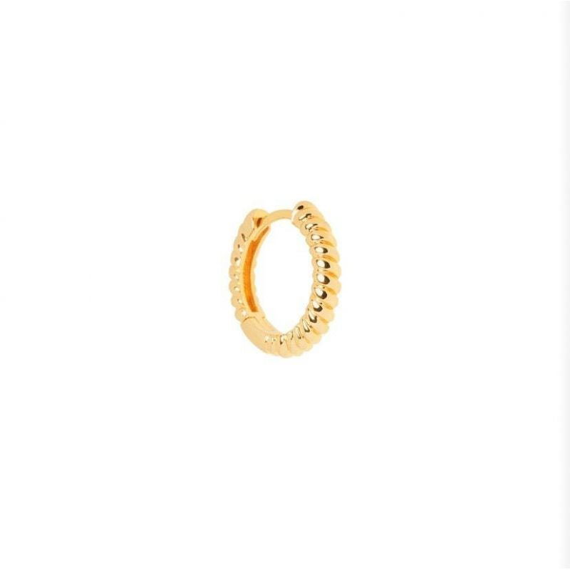 Twisted hoop earring