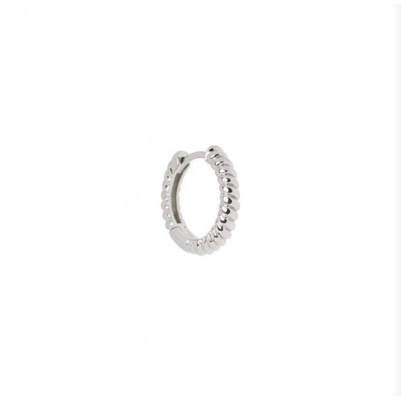 Twisted hoop earring