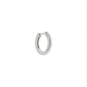 Twisted hoop earring