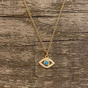 Evil eye necklace