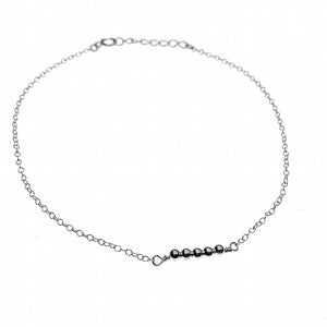 Ball chain anklet
