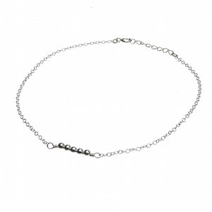 Ball chain anklet