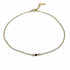 Black Bezel Anklet