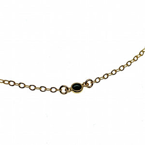 Black Bezel Anklet