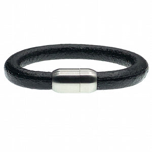 Coal'sYard black chunky unisex leather bracelet