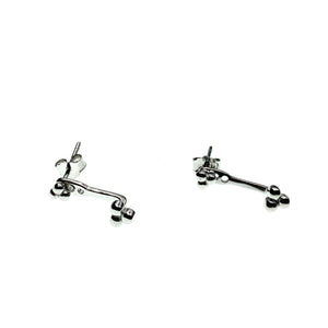 Double 3 dot earring