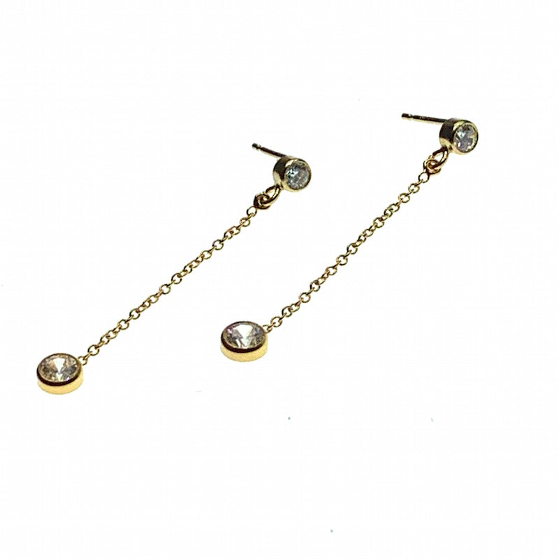 Double chain earrings