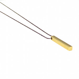 Geometric bar necklace