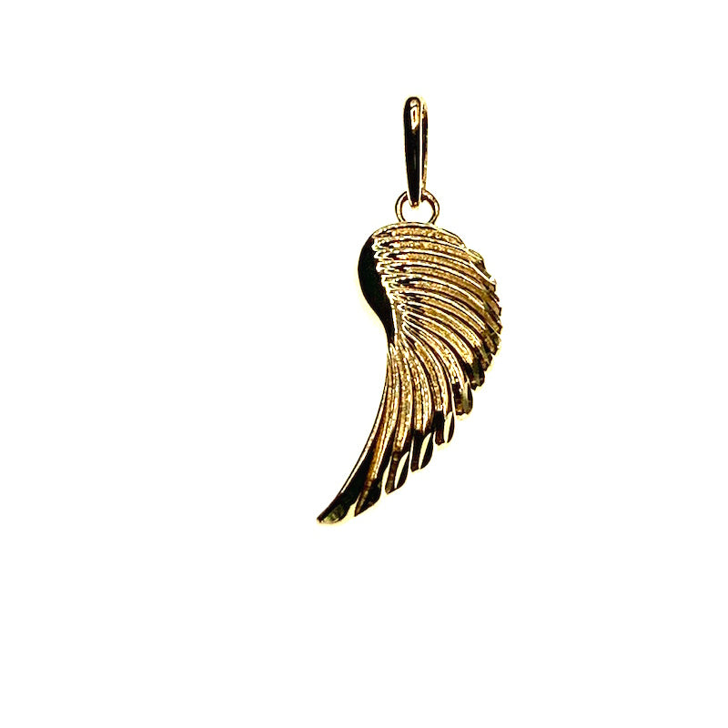 Solid gold Angel wing