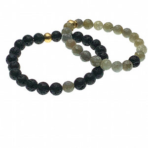 You and I Labradorite bracelet
